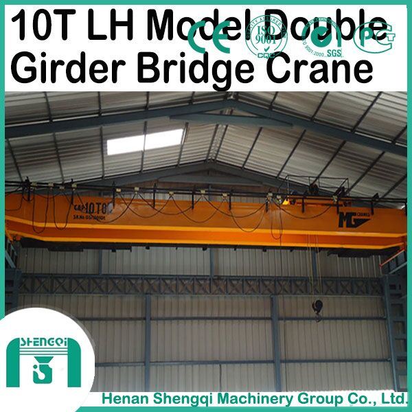 Shengqi Electric Travelling 10 Ton Overhead Crane