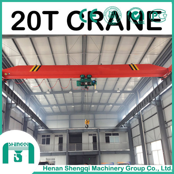 Shengqi Manufacturer 20 Ton Ld Type Single Girder Bridge Crane