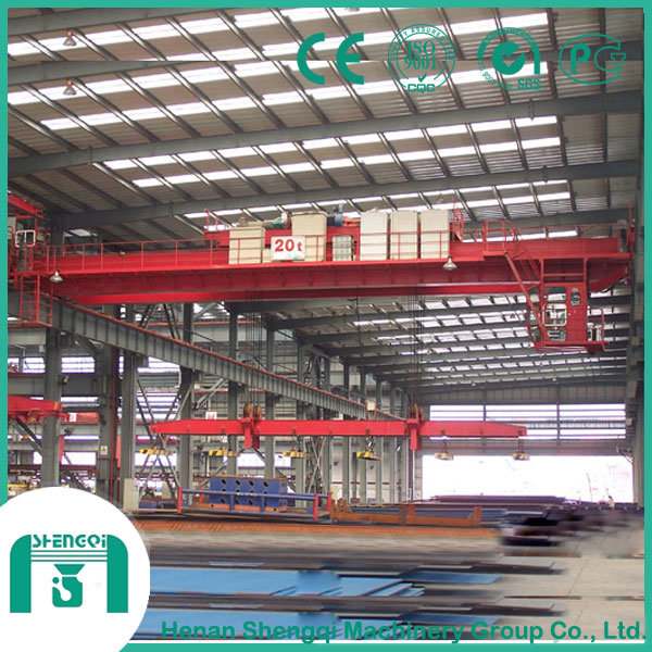 China 
                Workshop Machinery QC Type Double Girder Magnet Crane
             supplier