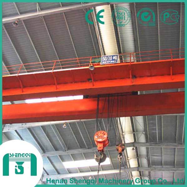 China 
                Workshop Use Electric Double Girder Overhead Crane
             supplier